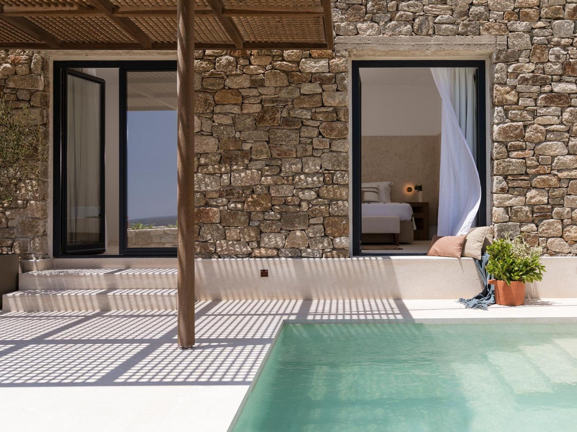 Cali Mykonos Hotel Kalafáti Kültér fotó