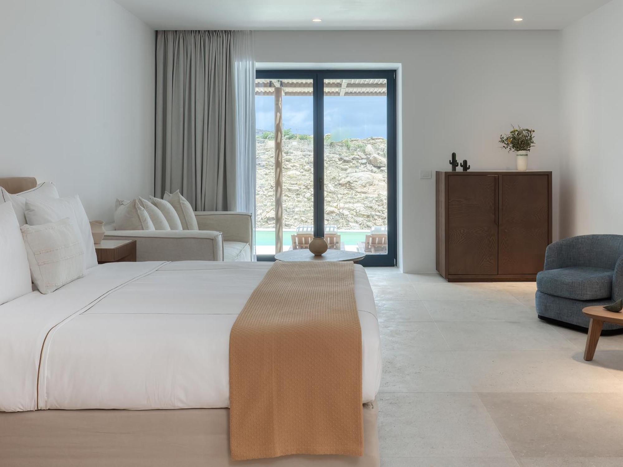 Cali Mykonos Hotel Kalafáti Kültér fotó