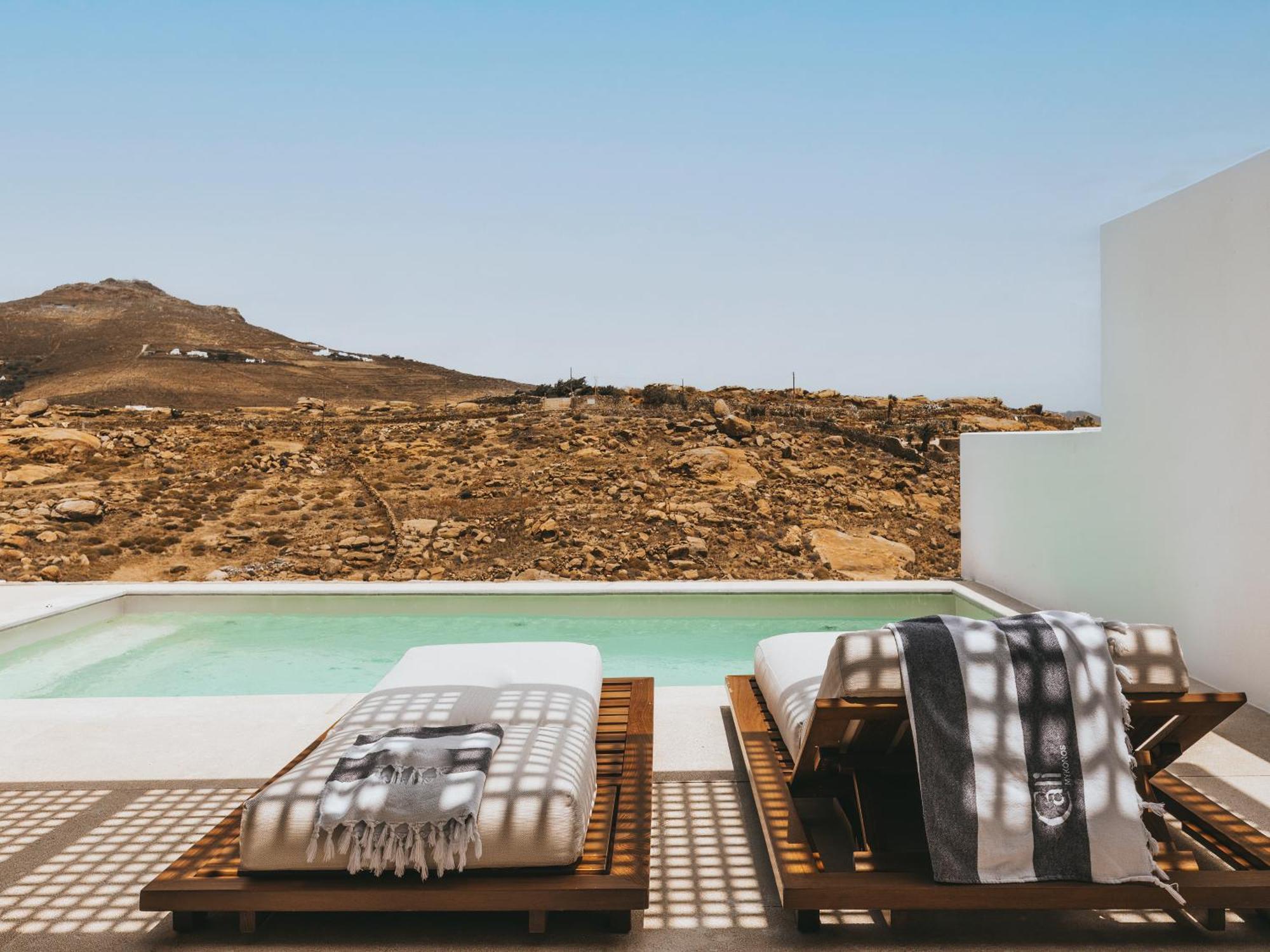 Cali Mykonos Hotel Kalafáti Kültér fotó
