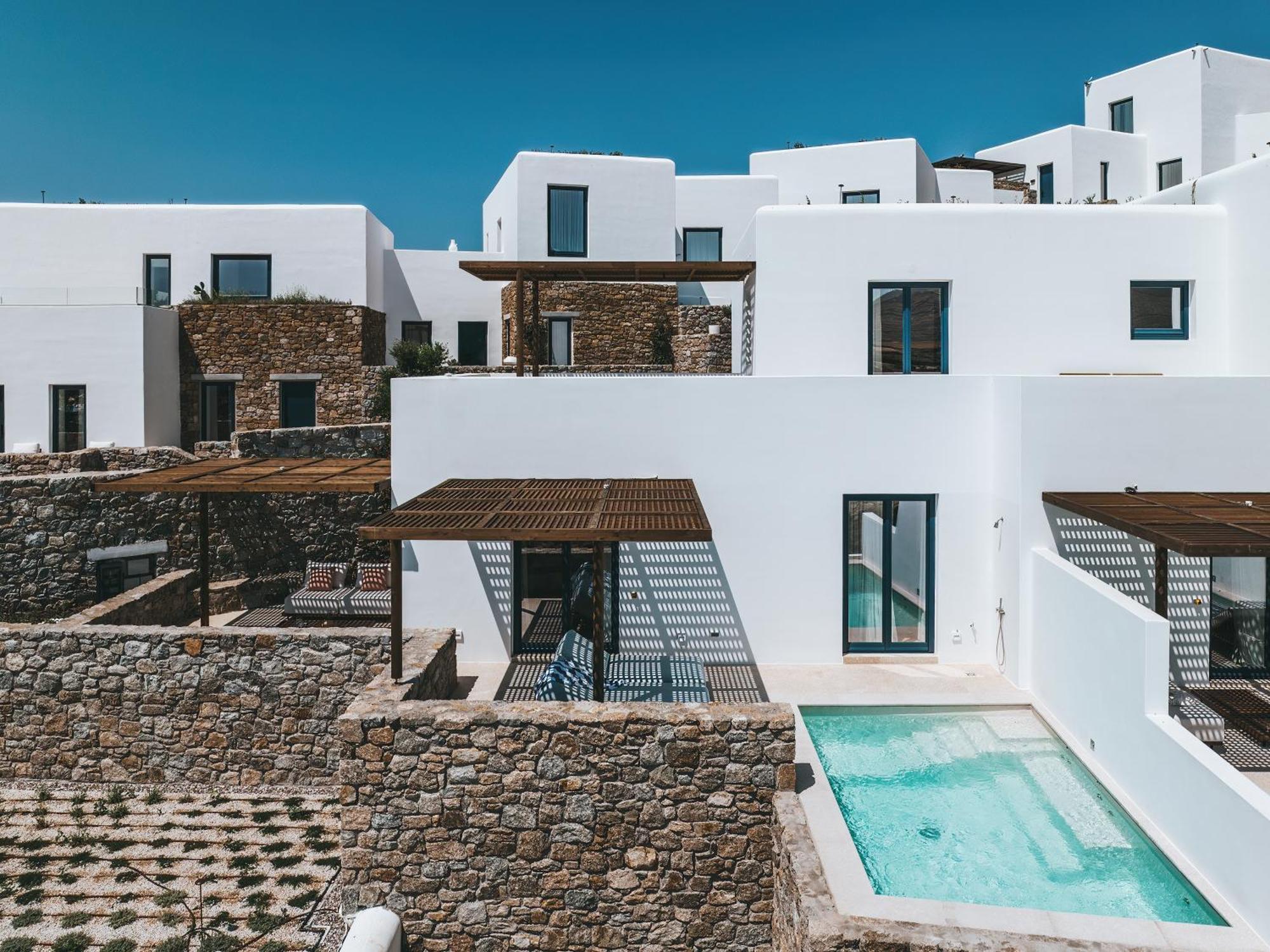Cali Mykonos Hotel Kalafáti Kültér fotó
