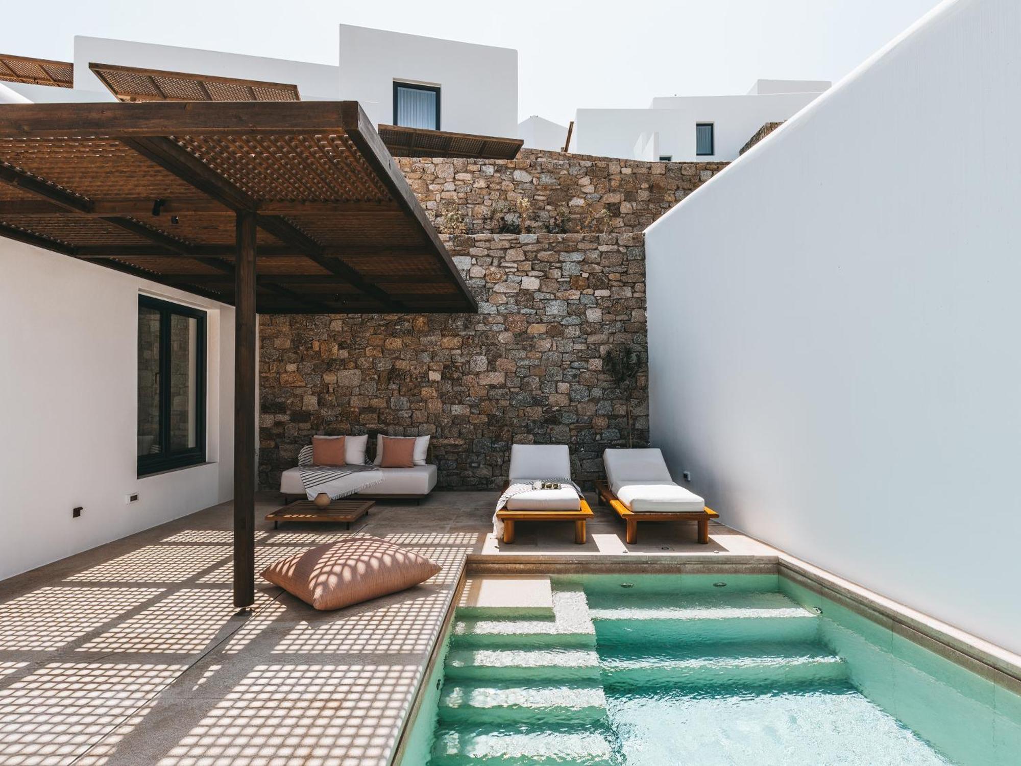 Cali Mykonos Hotel Kalafáti Kültér fotó