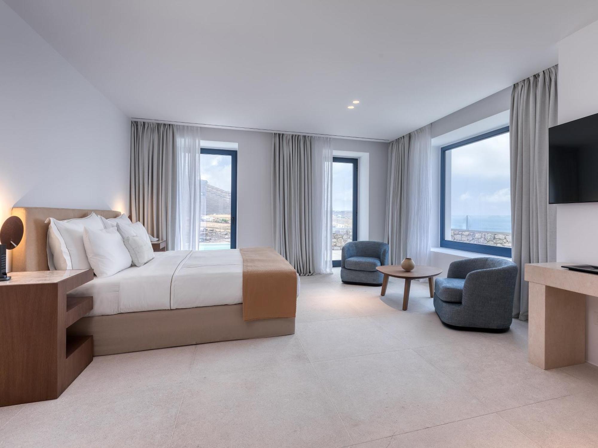 Cali Mykonos Hotel Kalafáti Kültér fotó