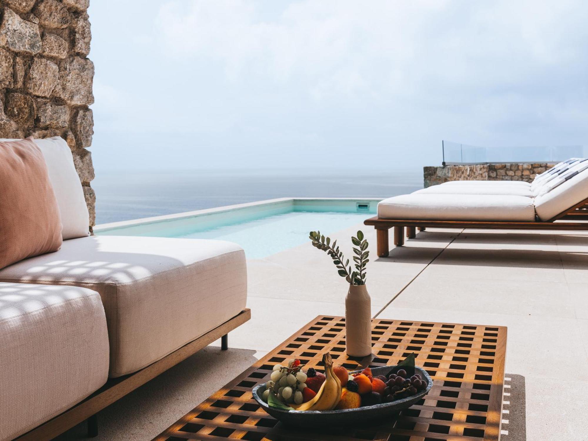 Cali Mykonos Hotel Kalafáti Kültér fotó