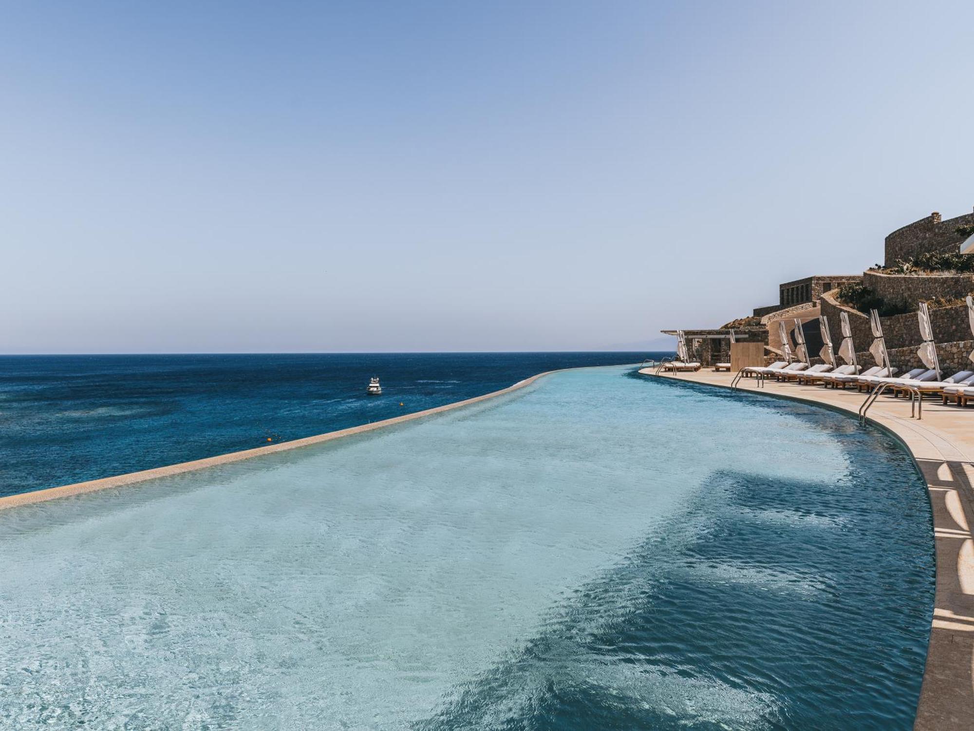 Cali Mykonos Hotel Kalafáti Kültér fotó