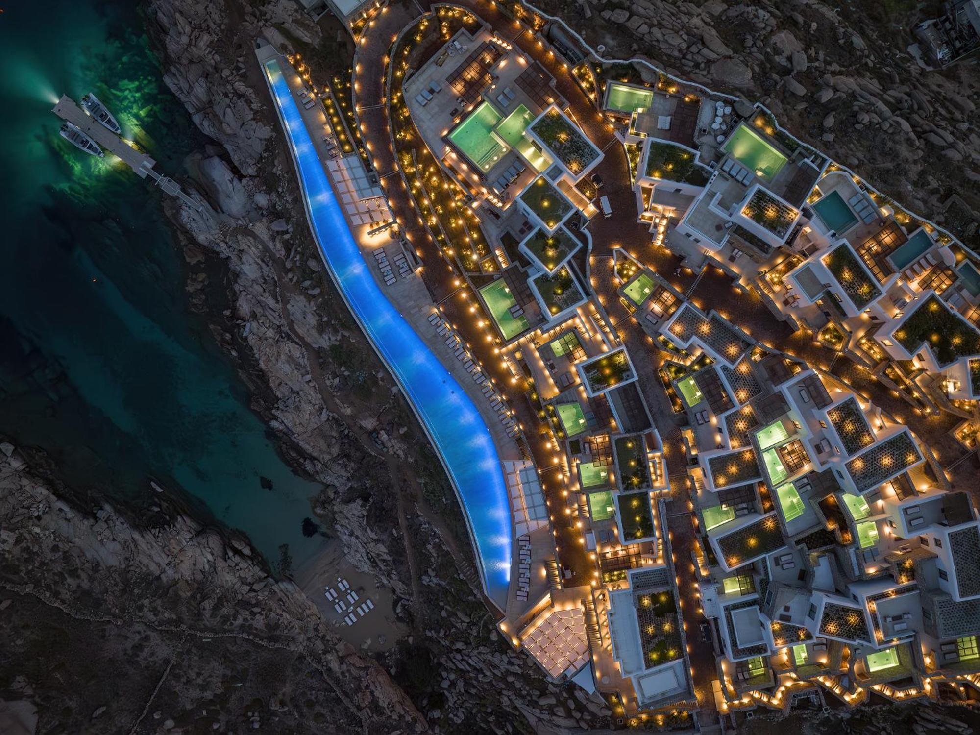 Cali Mykonos Hotel Kalafáti Kültér fotó