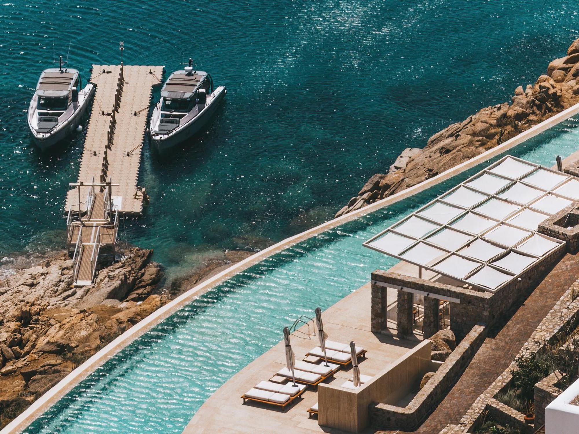 Cali Mykonos Hotel Kalafáti Kültér fotó