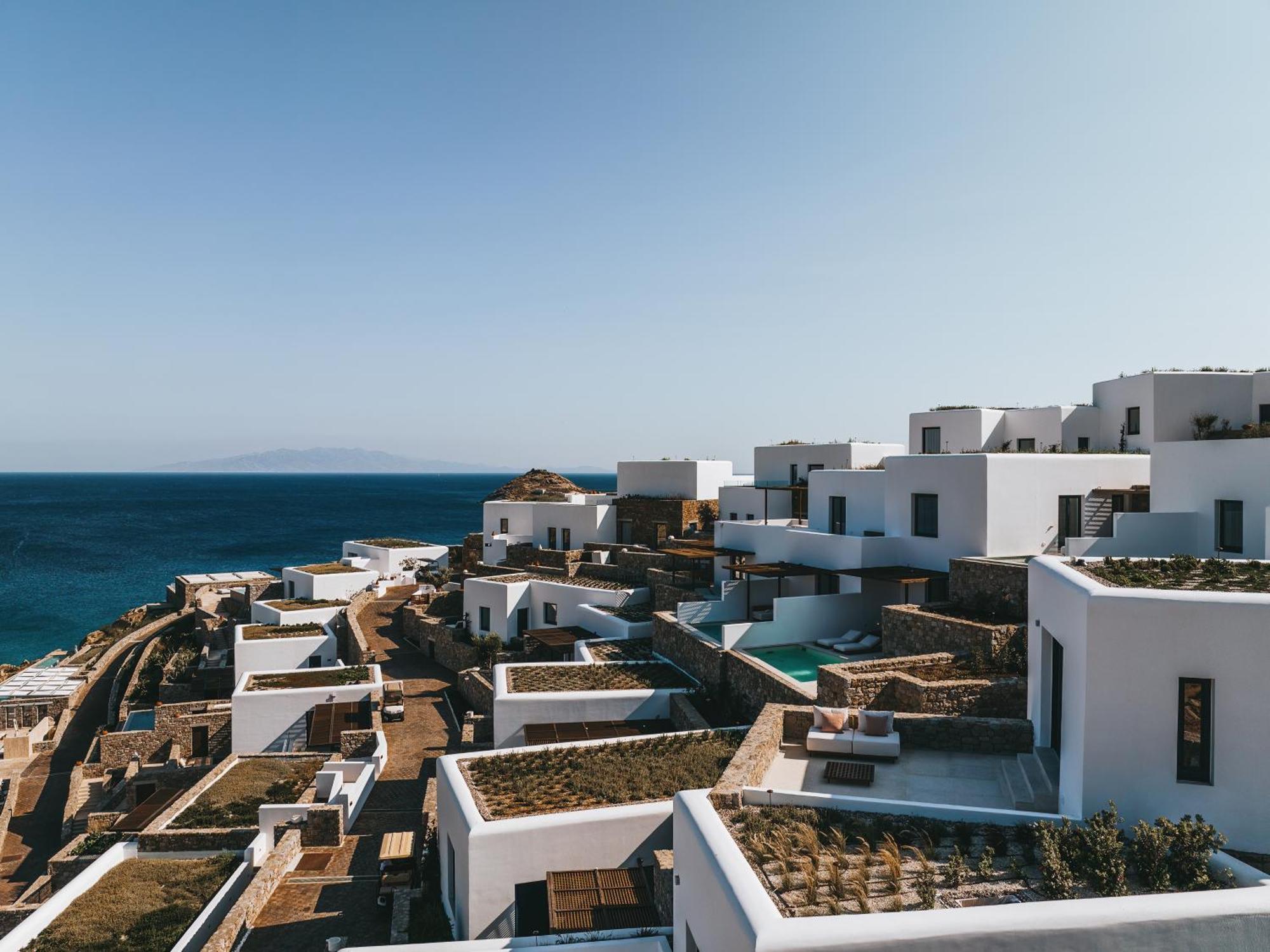 Cali Mykonos Hotel Kalafáti Kültér fotó