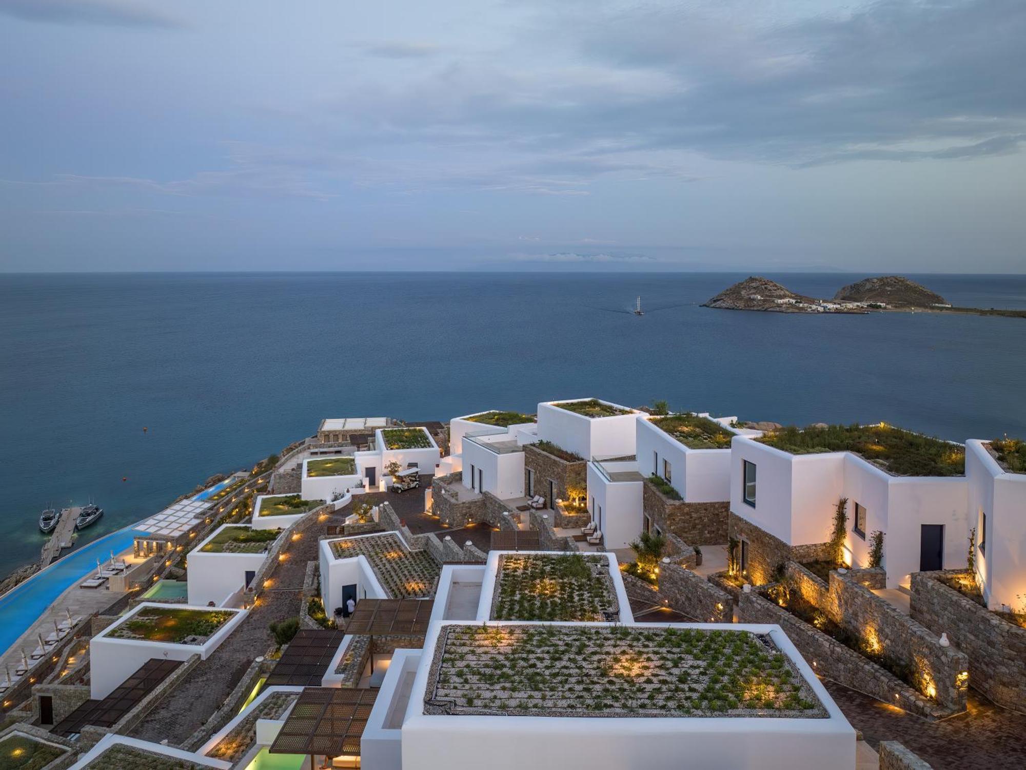 Cali Mykonos Hotel Kalafáti Kültér fotó