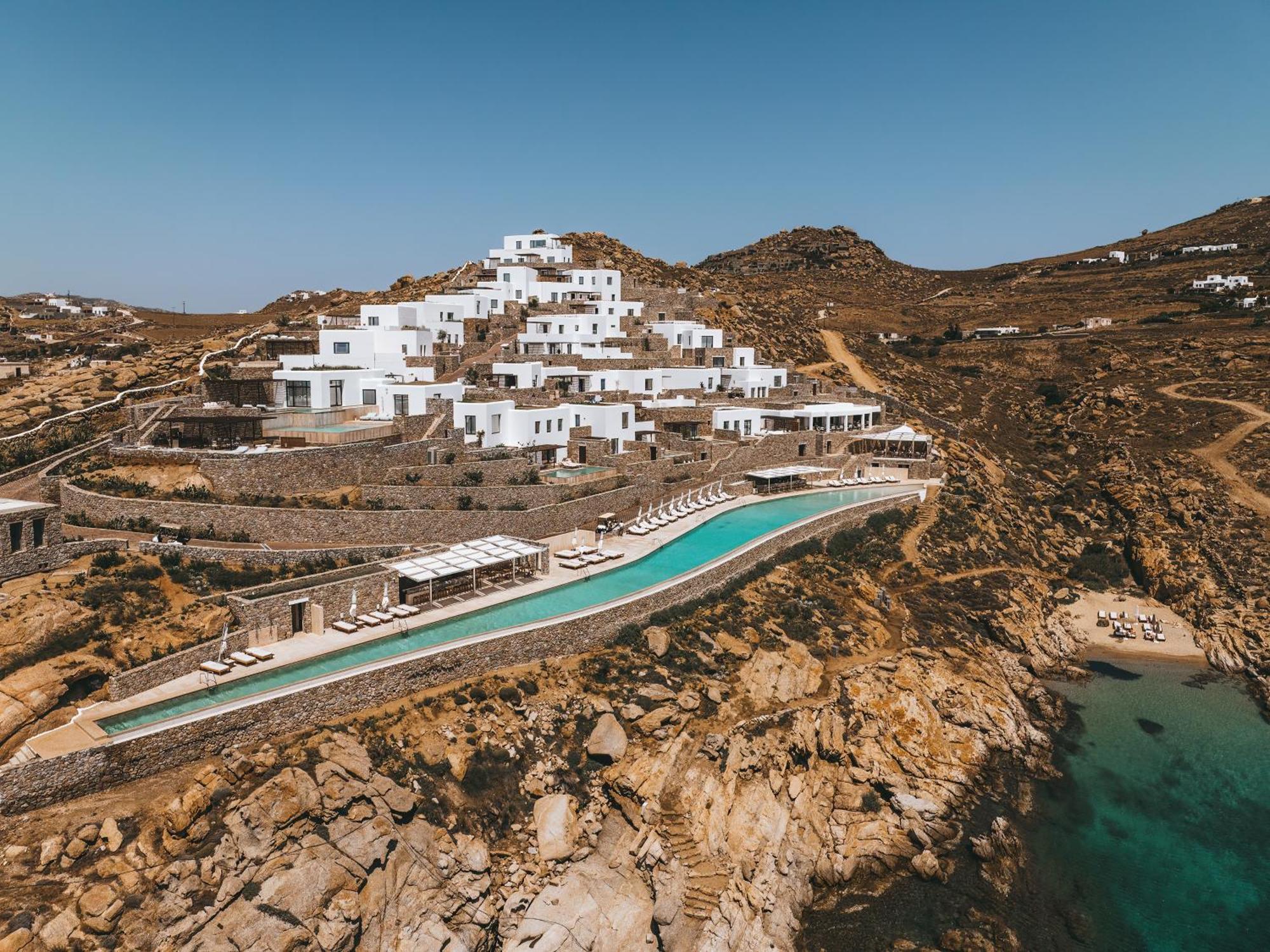 Cali Mykonos Hotel Kalafáti Kültér fotó