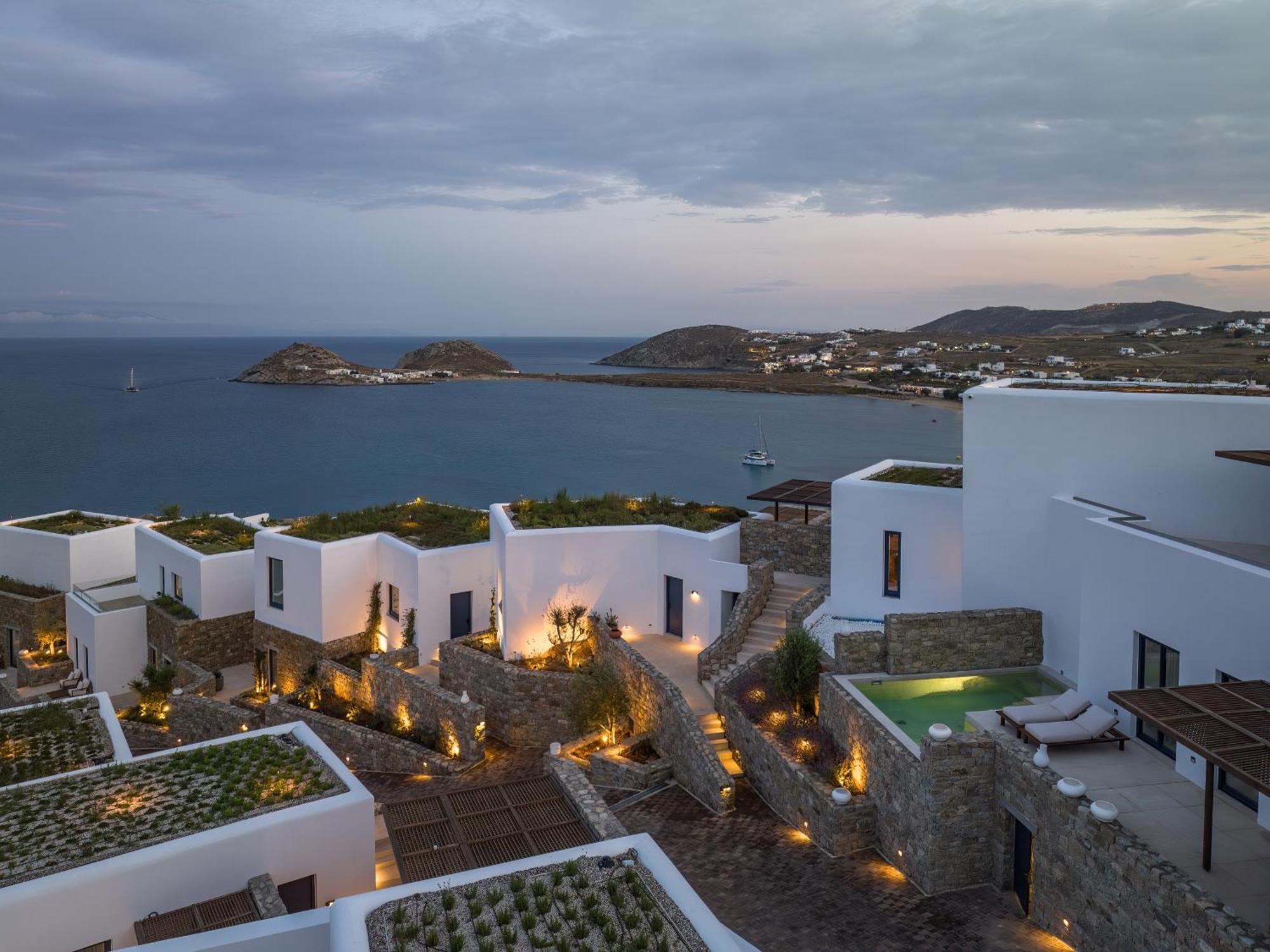 Cali Mykonos Hotel Kalafáti Kültér fotó