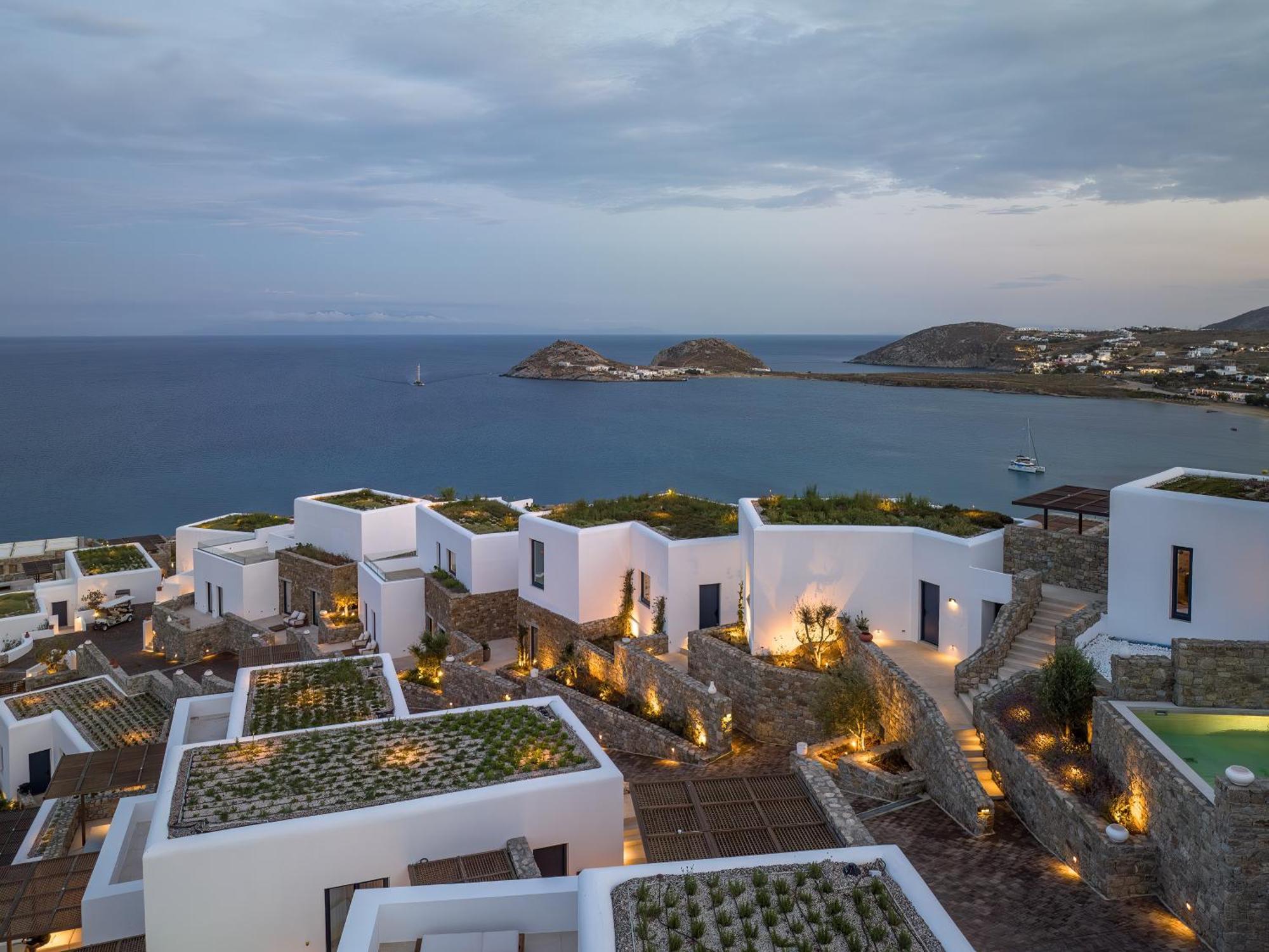 Cali Mykonos Hotel Kalafáti Kültér fotó
