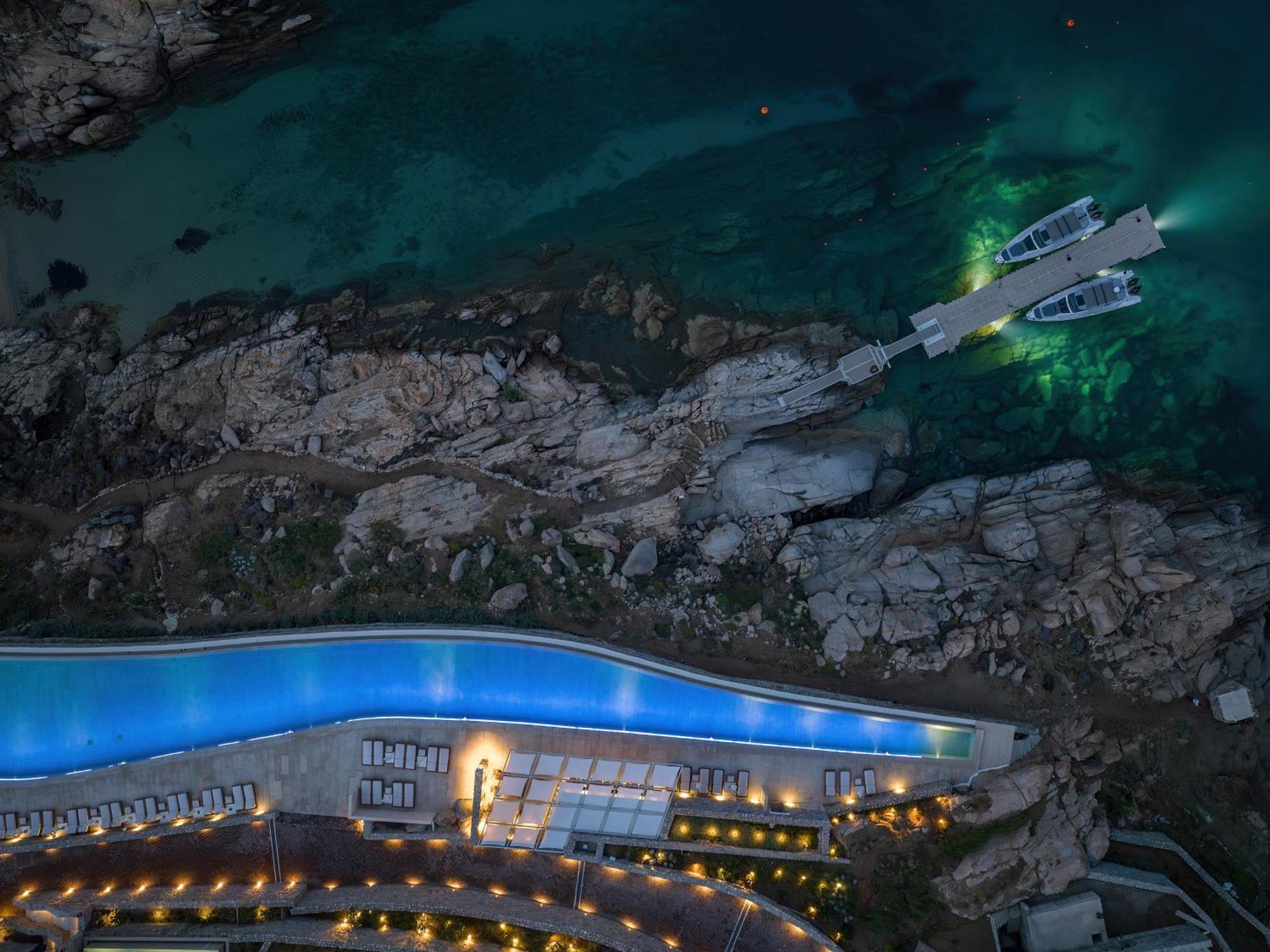 Cali Mykonos Hotel Kalafáti Kültér fotó