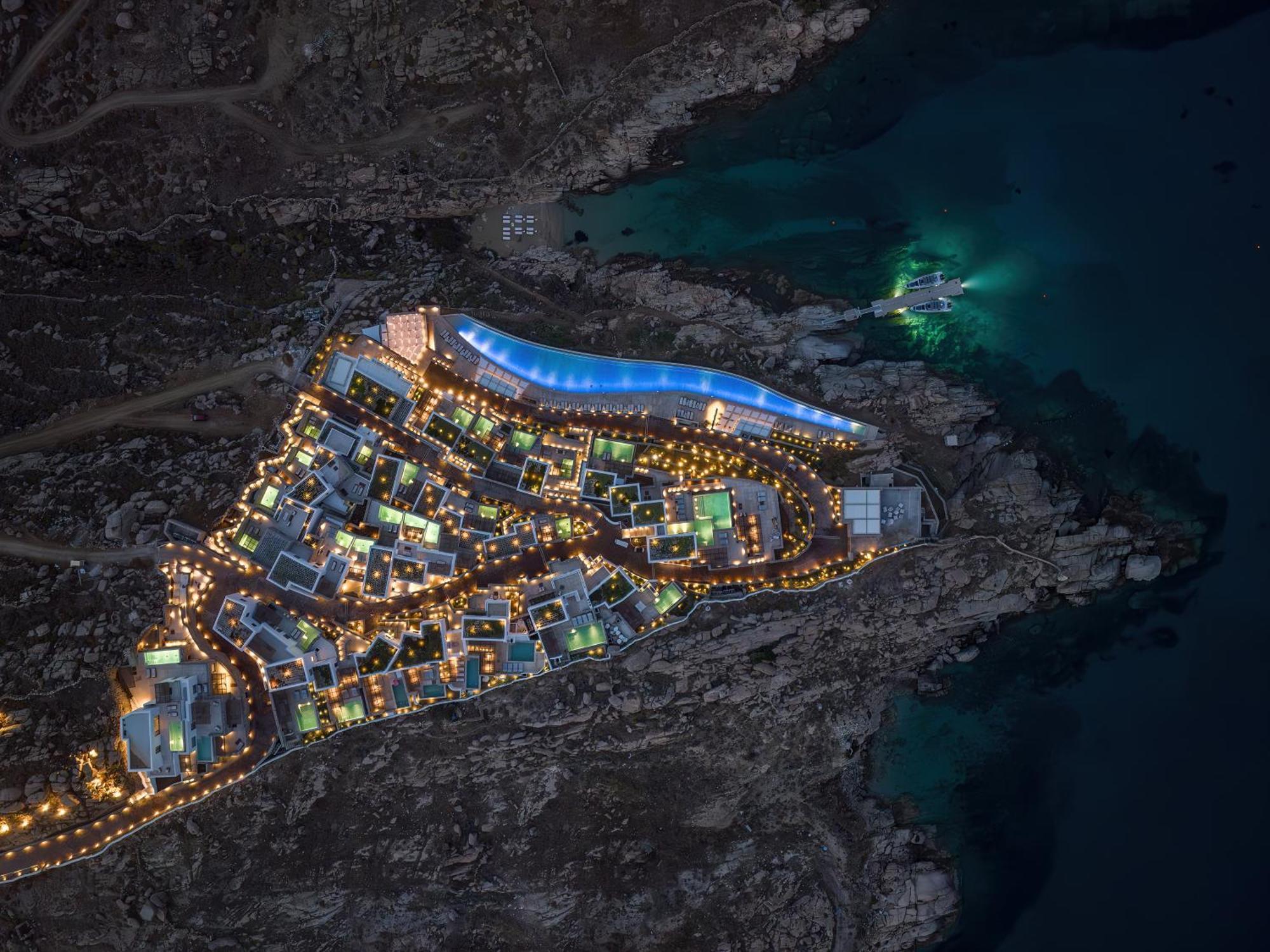 Cali Mykonos Hotel Kalafáti Kültér fotó