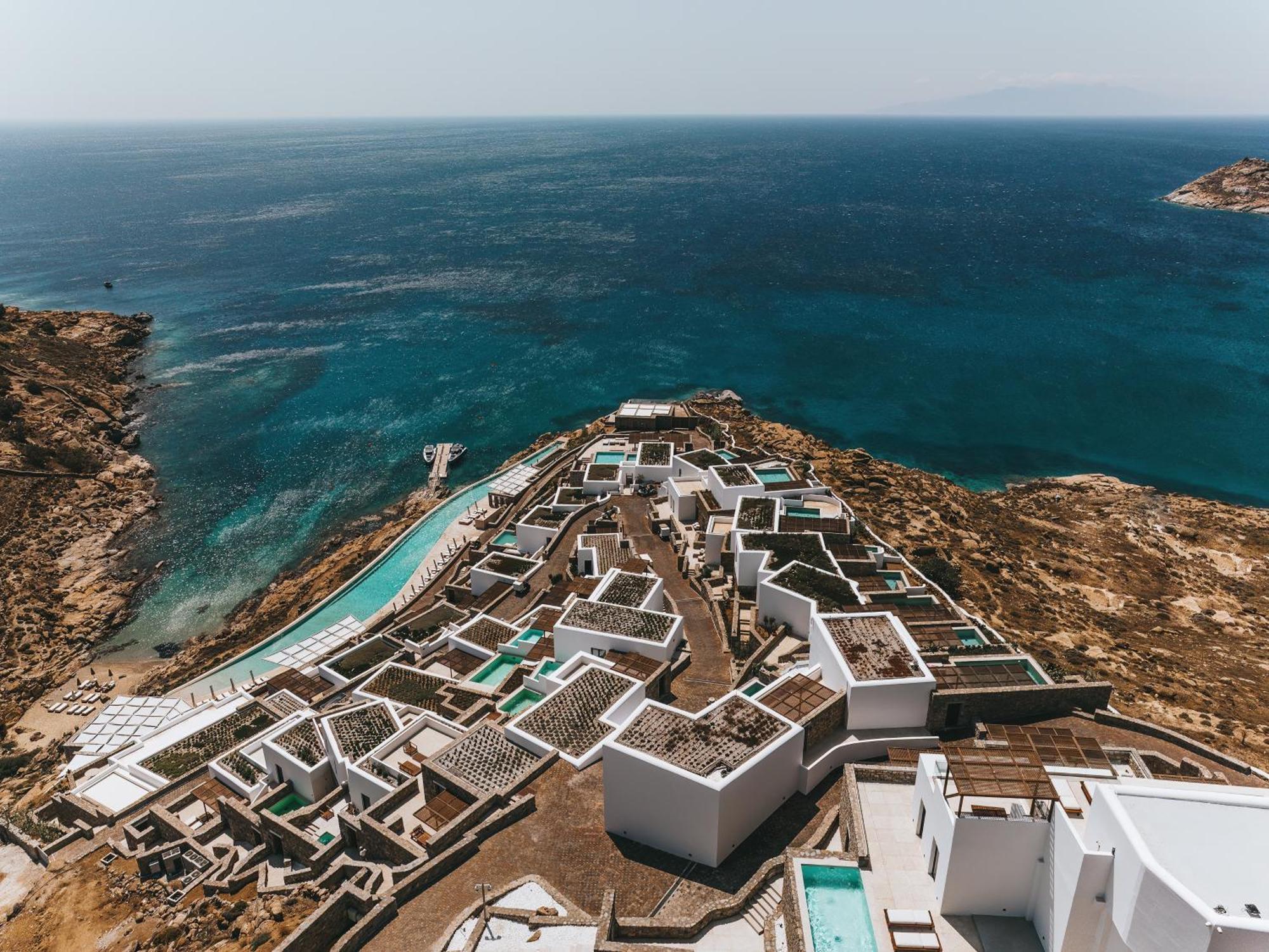 Cali Mykonos Hotel Kalafáti Kültér fotó