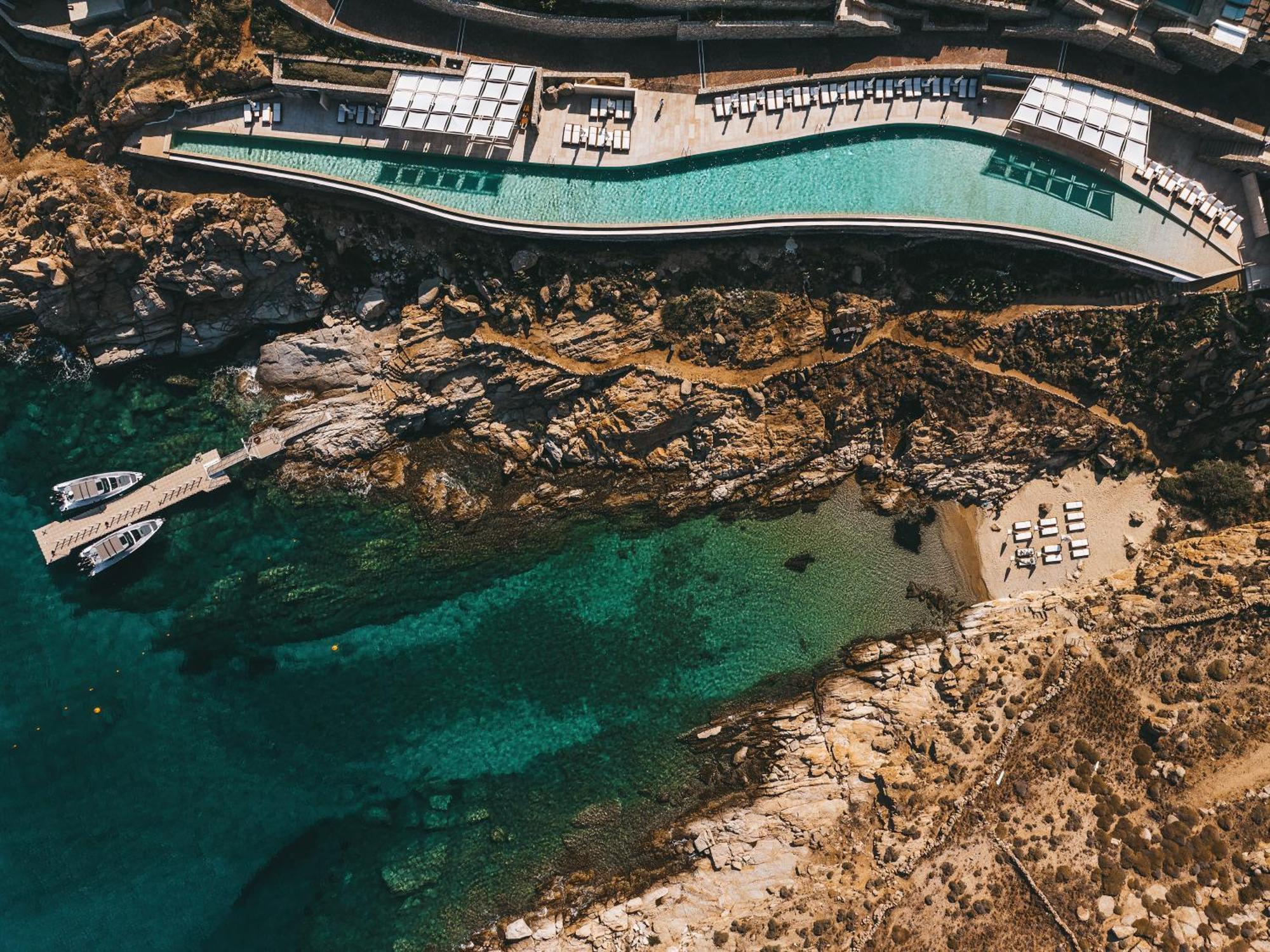Cali Mykonos Hotel Kalafáti Kültér fotó
