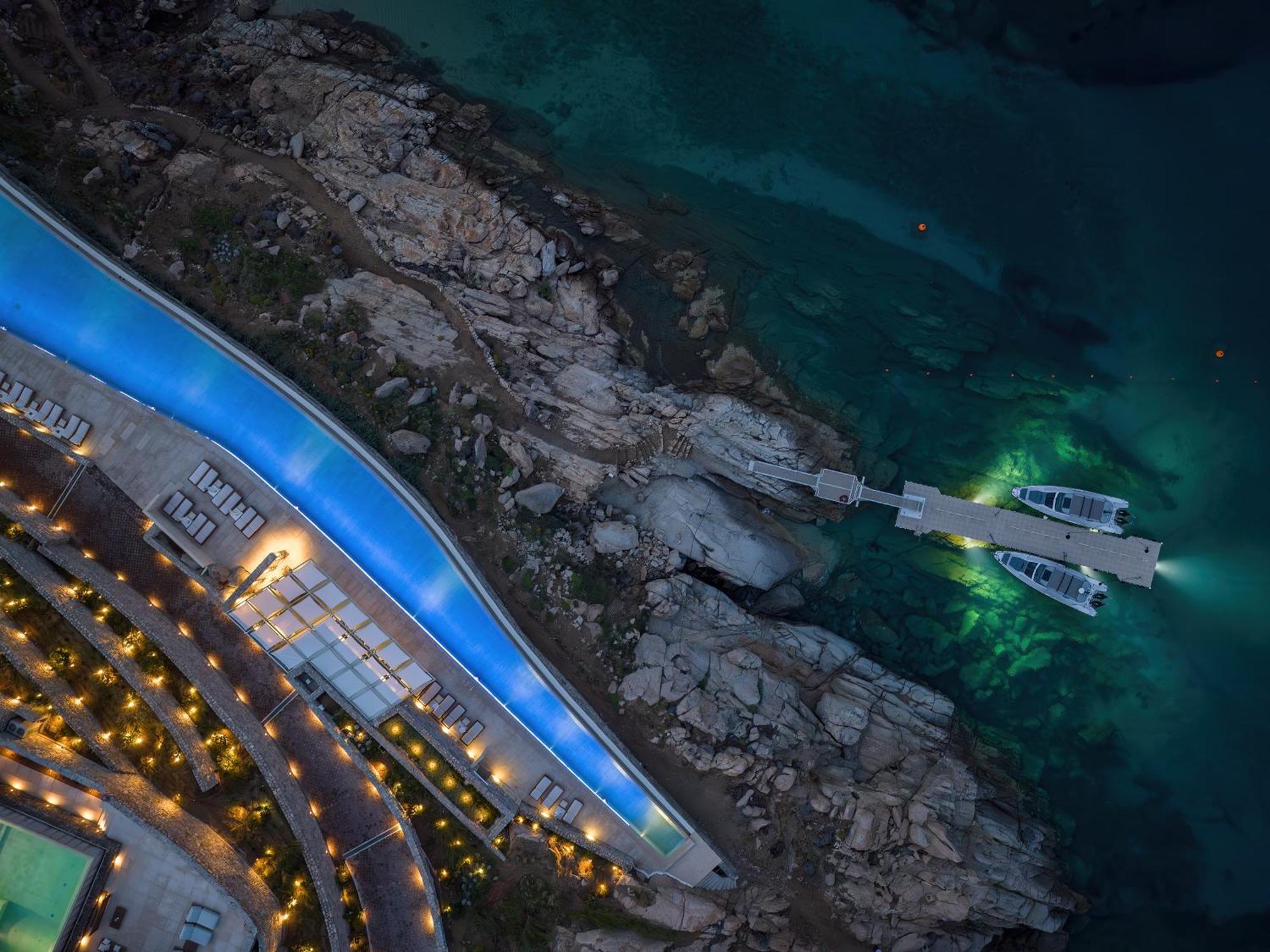 Cali Mykonos Hotel Kalafáti Kültér fotó