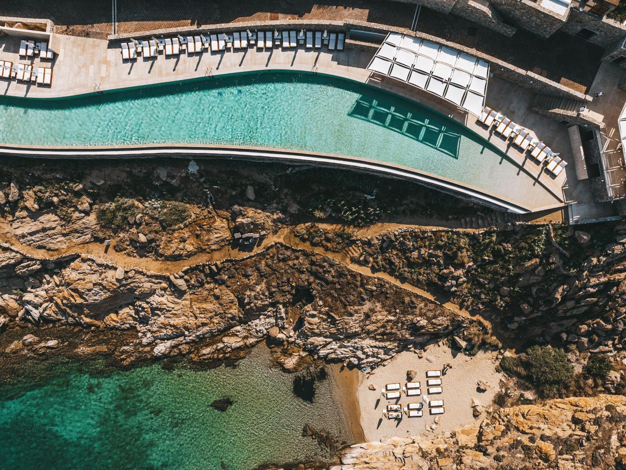 Cali Mykonos Hotel Kalafáti Kültér fotó