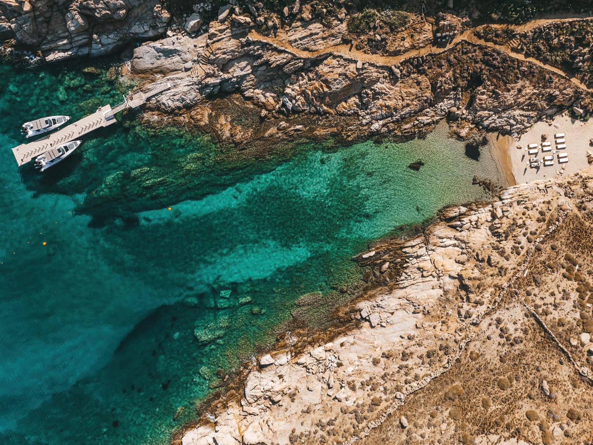 Cali Mykonos Hotel Kalafáti Kültér fotó
