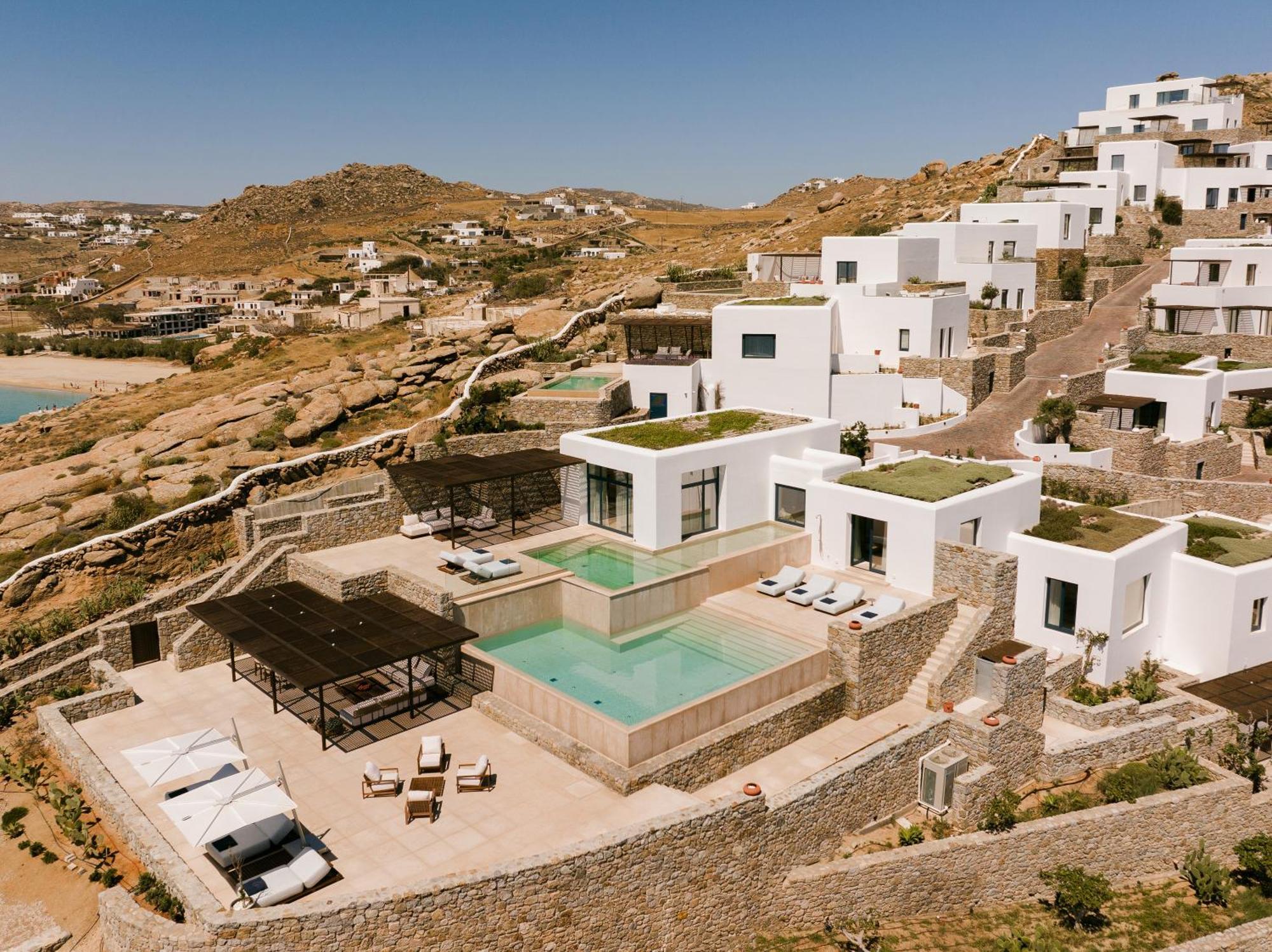 Cali Mykonos Hotel Kalafáti Kültér fotó