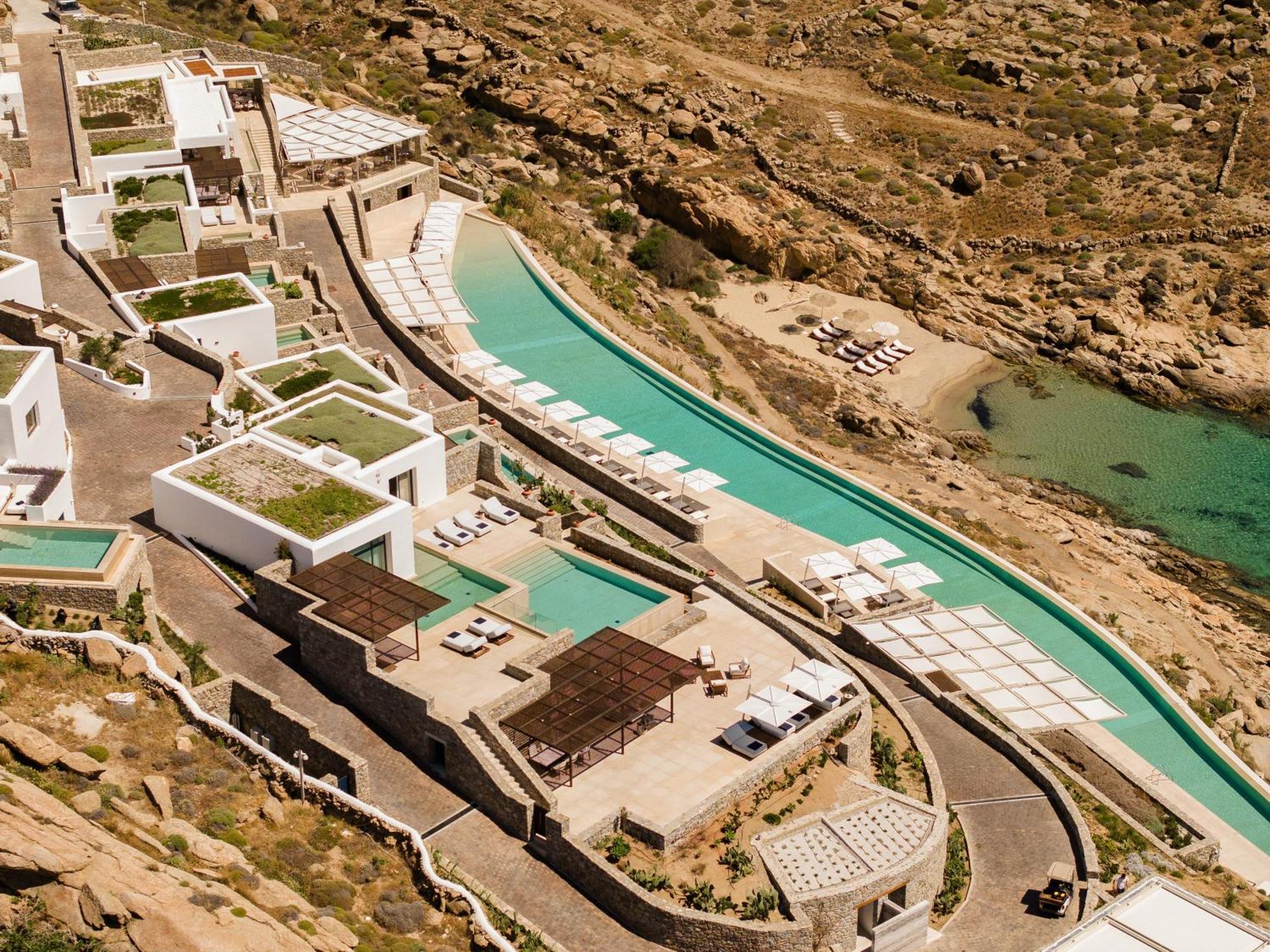 Cali Mykonos Hotel Kalafáti Kültér fotó